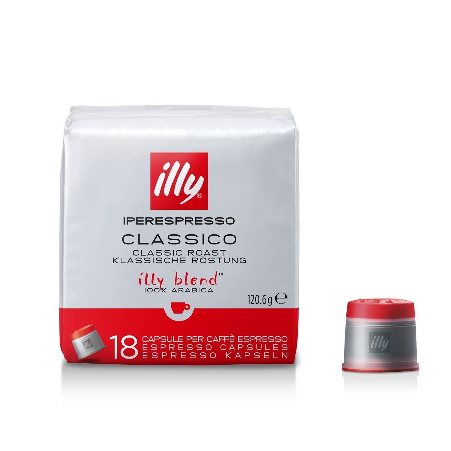 illy Iper Home Classico capsule de cafea compatibile cu aparatele de cafea IPERESPRESSO, 18 buc