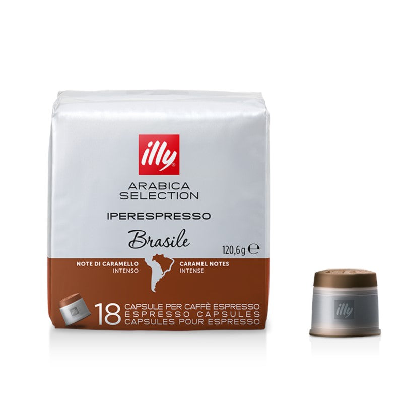 illy Iper Home Brasile кафе капсули съвместими с IPERESPRESSO кафемашини, 18 бр