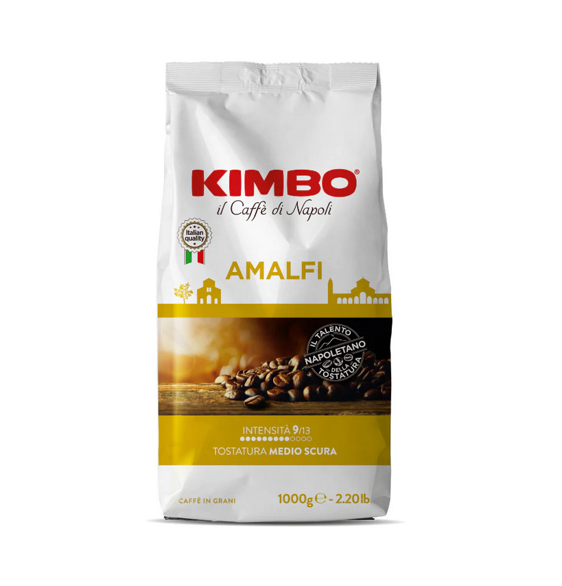 Kimbo AMALFI 100% ARABICA кафе на зърна, 1 кг