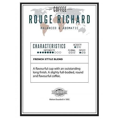 Cafenele Richard Rouge Richard boabe de cafea