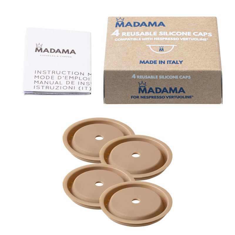 Capsule reutilizabile Madama pentru aparatele de cafea Nespresso, 2 buc