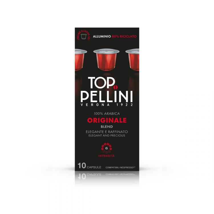 Pellini Top Originale кафе капсули съвместими с Nespresso кафемашини, 10 бр