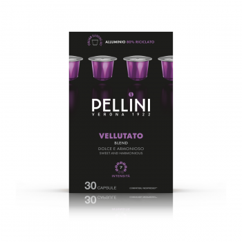 Pellini Vellutato кафе капсули съвместими с Nespresso кафемашини, 30 бр