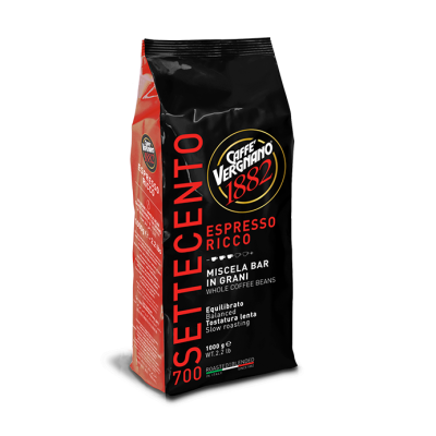 Caffè Vergnano Espresso Ricco 700 кафе на зърна 1кг