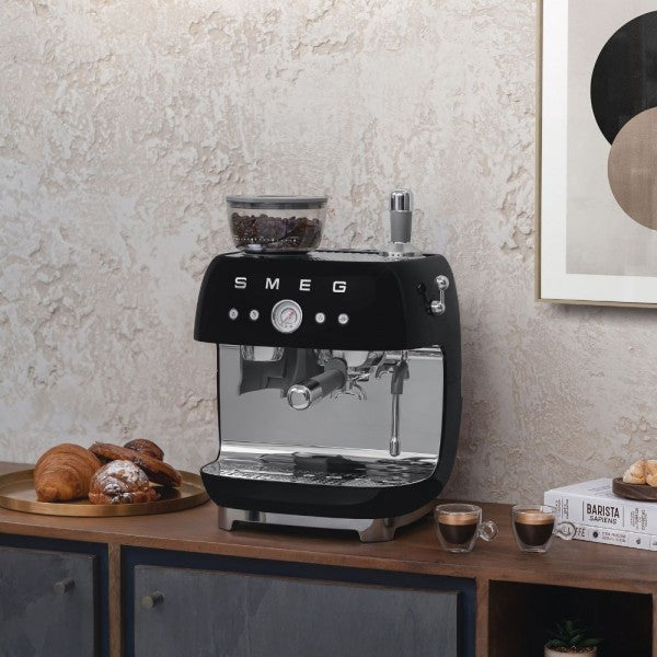 SMEG EGF03BLEU Aparat de cafea espresso cu rasnita de cafea integrata