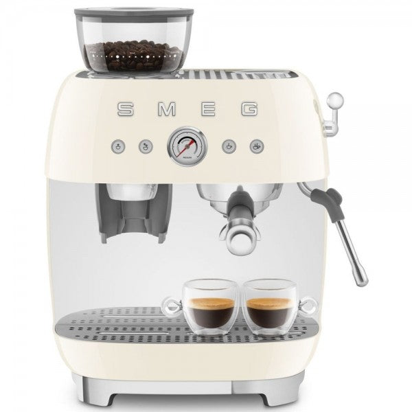 SMEG EGF03CREU Aparat de cafea espresso cu rasnita de cafea integrata