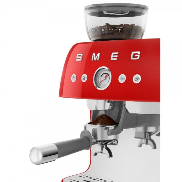 SMEG EGF03RDEU Aparat de cafea espresso cu rasnita de cafea integrata