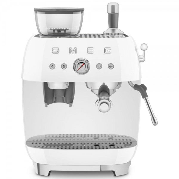 SMEG EGF03WHEU Aparat de cafea espresso cu rasnita de cafea integrata