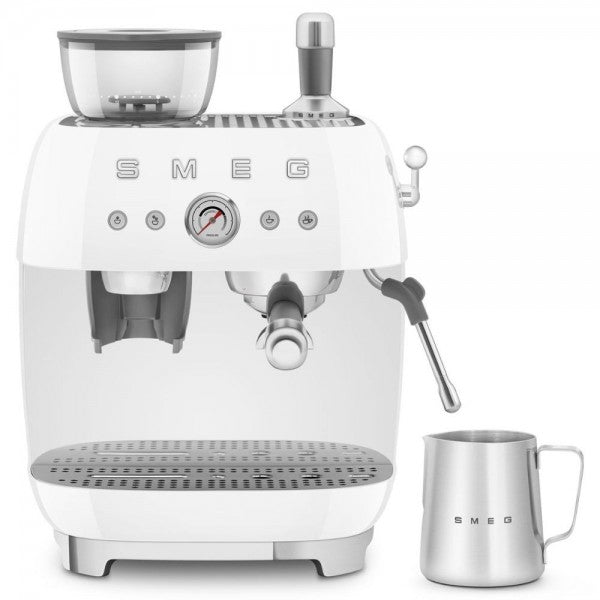 SMEG EGF03WHEU Aparat de cafea espresso cu rasnita de cafea integrata