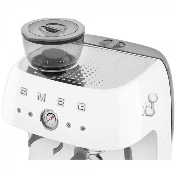 SMEG EGF03WHEU Aparat de cafea espresso cu rasnita de cafea integrata