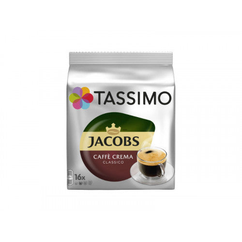 Tassimo Jacobs Caffe Crema Classico капсули кафе капсули, 16 бр