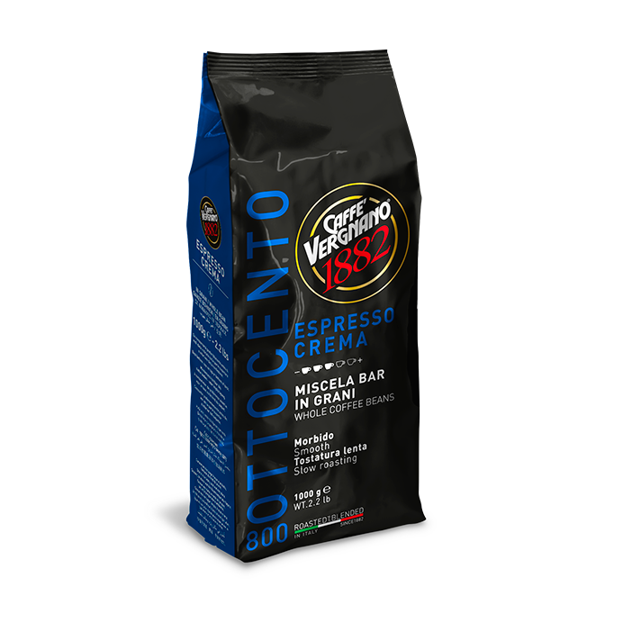 Caffè Vergnano Crema 800 кафе на зърна, 1 кг