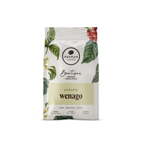 Pedron Caffe Etiopia Wenago boabe de cafea, 250 g