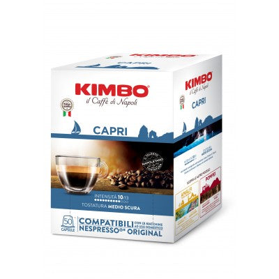 Kimbo Capri съвместими кафе капсули за Nespresso кафемашини, 50 бр