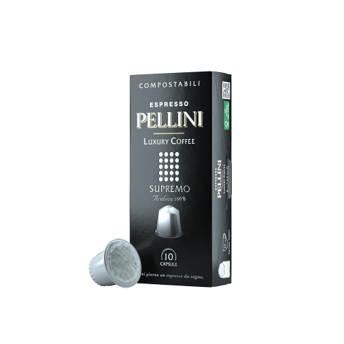 Pellini Supremo кафе капсули съвместими с Nespresso кафемашини, 10 бр