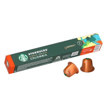 STARBUCKS Single-Origin Colombia, 10 бр. кафе капсули за NESPRESSO кафемашини