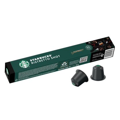 STARBUCKS Ristretto Shot, 10 бр. кафе капсули за NESPRESSO кафемашини