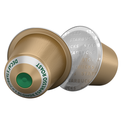 STARBUCKS Blonde Espresso Roast Decaf, 10 бр. кафе капсули за NESPRESSO кафемашини