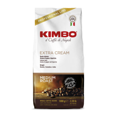 Kimbo Espresso Bar Extra Cream кафе на зърна, 1 кг