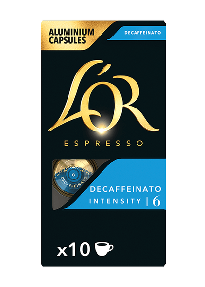 L'OR Decaffeinato кафе капсули за NESPRESSO кафемашини, 10 бр