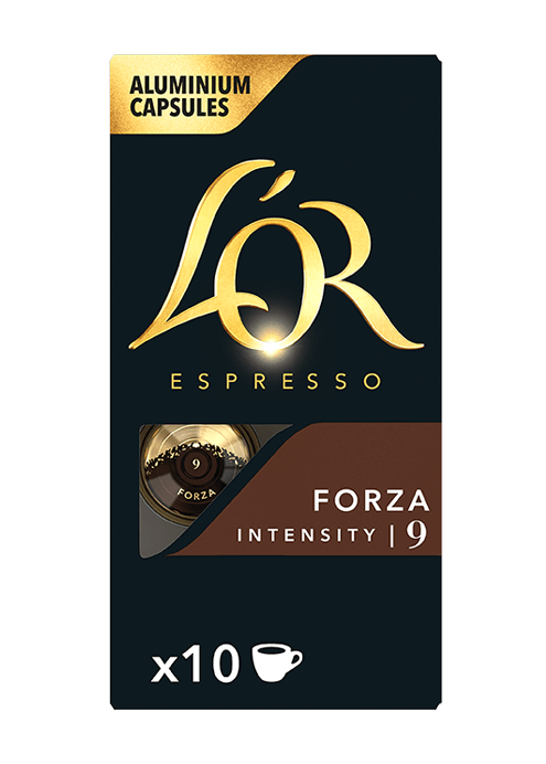 L'OR Forca кафе капсули за NESPRESSO кафемашини, 10 бр