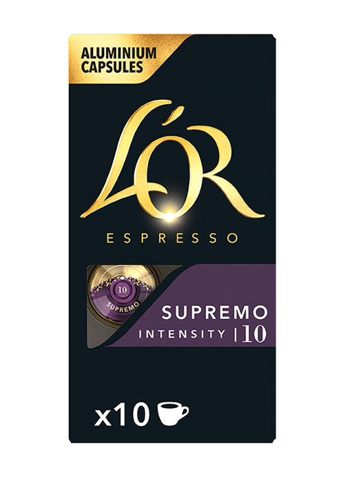 L'OR Supremo кафе капсули за NESPRESSO кафемашини, 10 бр