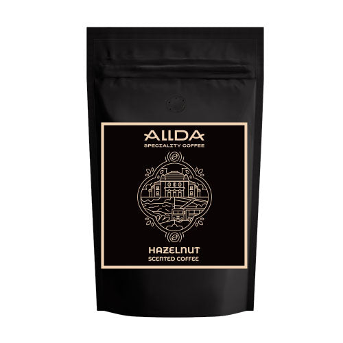 ALLDA Speciality Coffee Hazelnut кафе на зърна, 500 гр