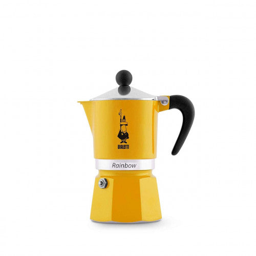 Кафеварка Bialetti Rainbow Gialla, 3 чаши