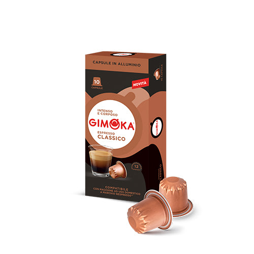 Gimoka Classico кафе капсули съвместими с Nespresso кафемашини, 10 бр