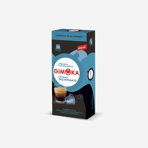 Gimoka Decaff кафе капсули съвместими с Nespresso кафемашини, 10 бр