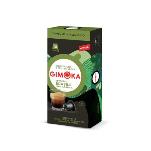 Gimoka Brasile кафе капсули съвместими с Nespresso кафемашини, 10 бр