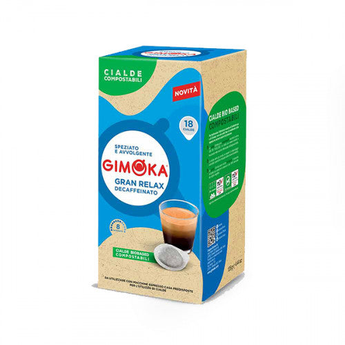 Gimoka GRAN RELAX Decaffeinato кафе дози, 18 бр