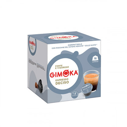 Gimoka Espresso Deciso кафе капсули за Dolce Gusto кафемашини, 16 бр