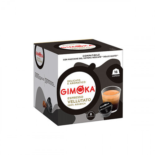 Gimoka Espresso Vellutato кафе капсули за Dolce Gusto кафемашини, 16 бр