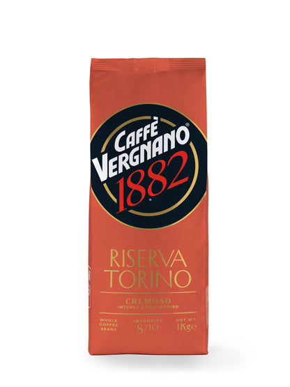 Caffè Vergnano Riserva Torino - Cremoso кафе на зърна, 1 кг