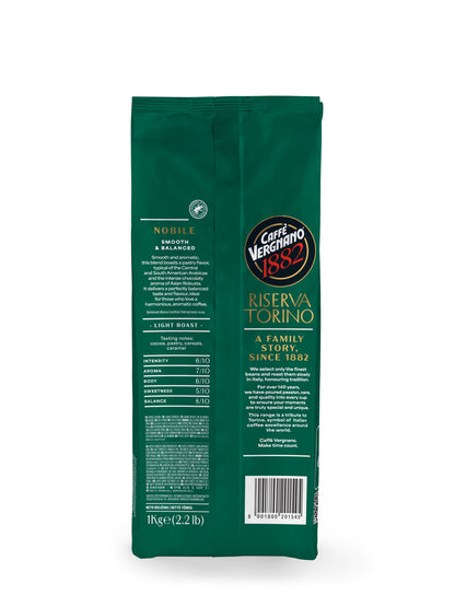 Caffè Vergnano Riserva Torino - Nobile кафе на зърна, 1 кг