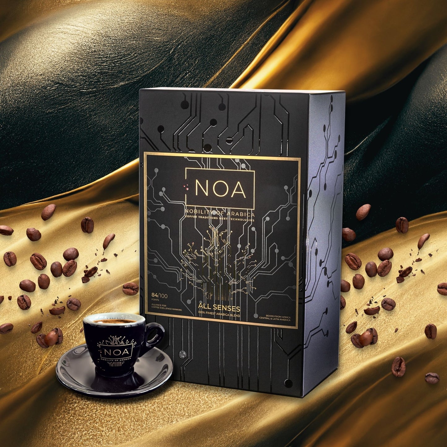 NOA All Senses Кафе зърна, 1кг