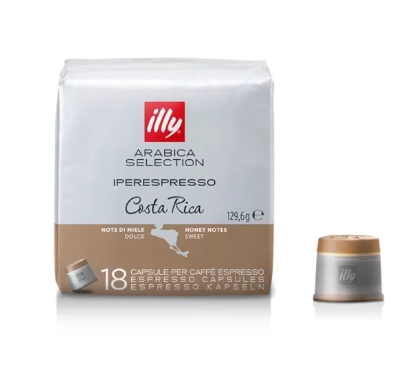 illy Iper Home Costa Rica кафе капсули съвместими с IPERESPRESSO кафемашини, 18 бр