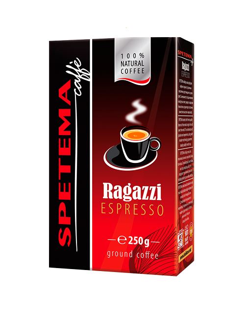 Spetema Ragazzi Espresso мляно кафе, 250 гр