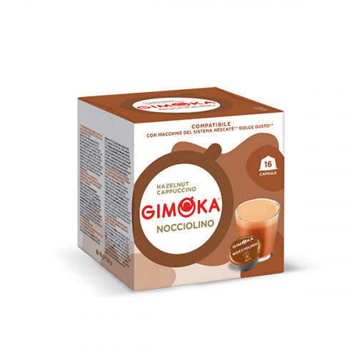 Gimoka NOCCIOLINO CAPPUCCINO кафе капсули за Dolce Gusto кафемашини, 16 бр