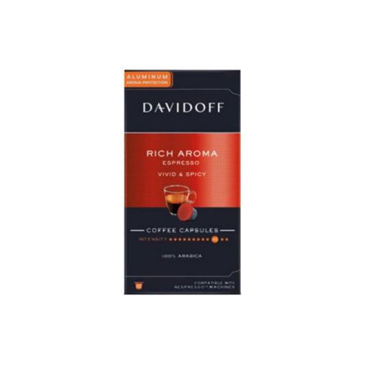 DAVIDOFF Rich Aroma ALU 10 бр. съвместими с Nespresso