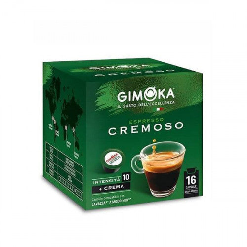 Gimoka Cremoso кафе капсули съвместими с A MODO MIO, 16 бр