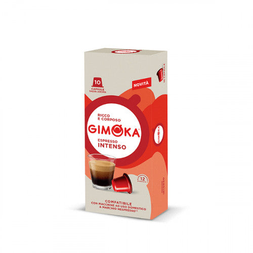 Gimoka Intenso кафе капсули съвместими с Nespresso кафемашини, 10 бр