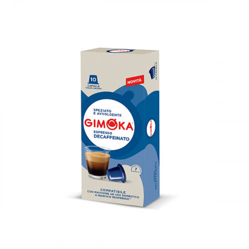 Gimoka Decaf кафе капсули съвместими с Nespresso кафемашини, 10 бр