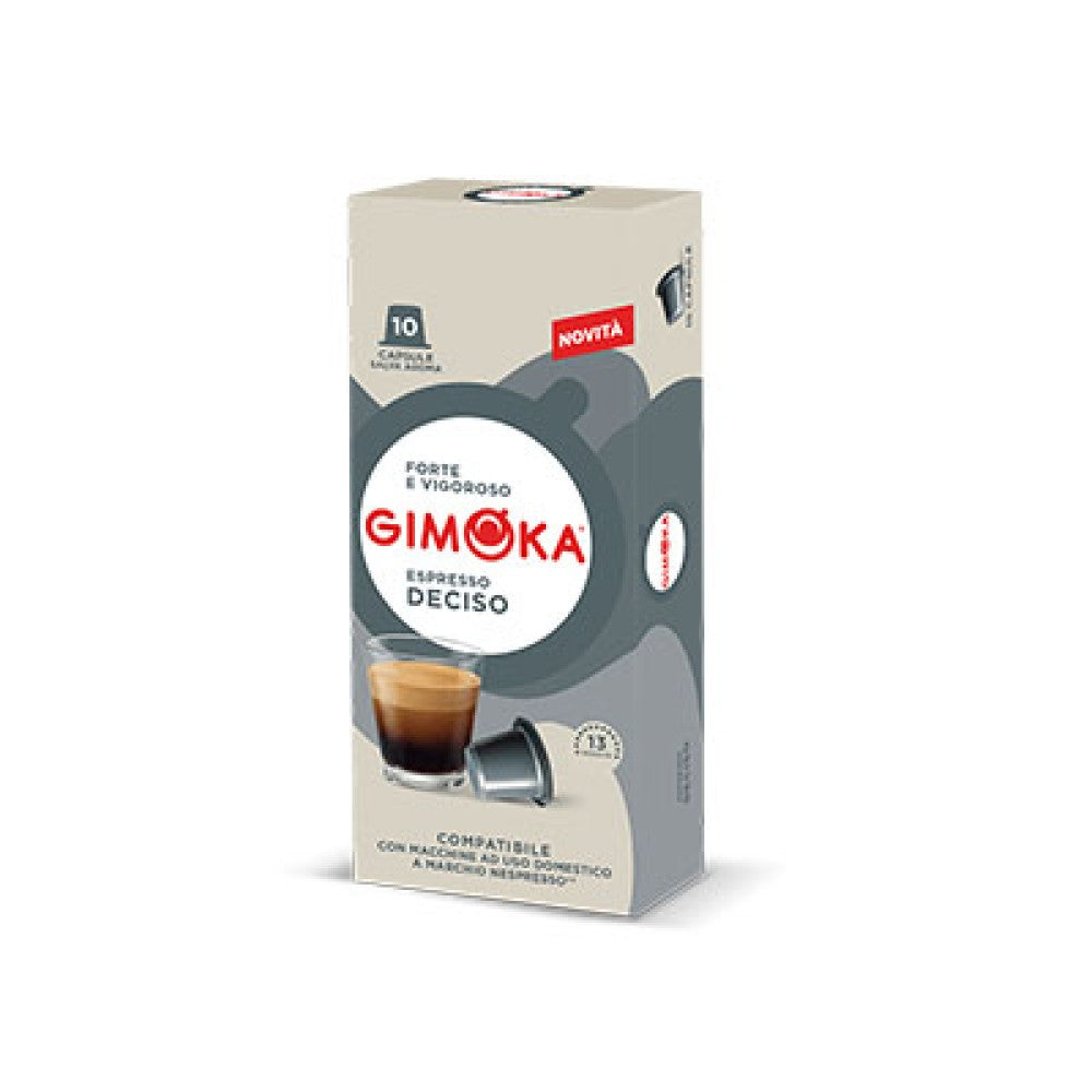 Gimoka Deciso кафе капсули съвместими с Nespresso кафемашини, 10 бр