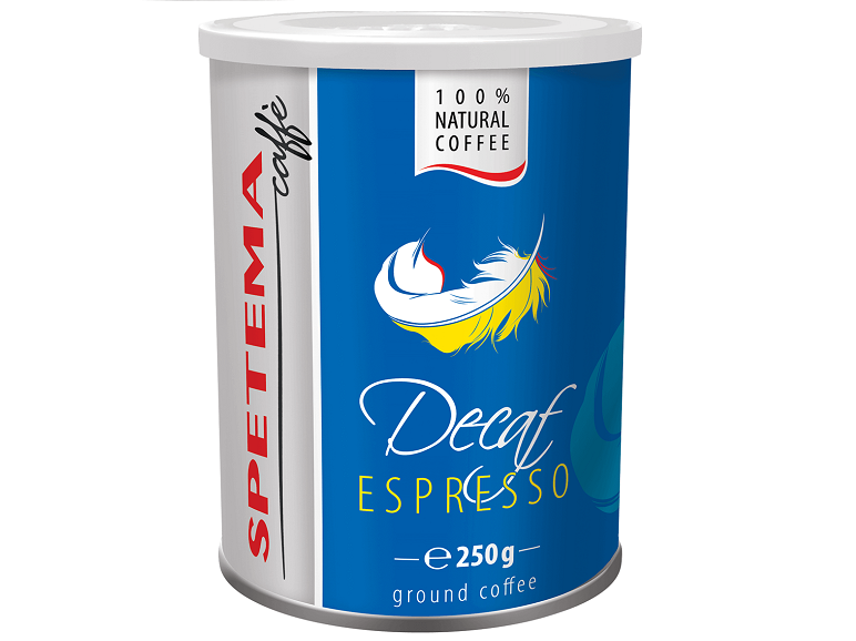 Spetema Decaffeinato Espresso мляно кафев метална кутия, 250 гр