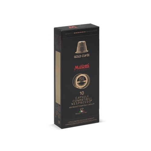 Musetti Gold cuvee кафе капсули съвместими с Nespresso кафемашини, 10 бр