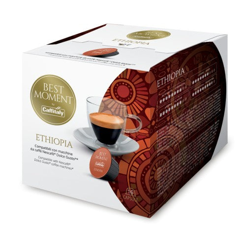 Best Moment by Caffitaly Ethiopia – 16 кафе капсули за Dolce Gusto, 100% Арабика