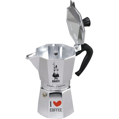 Кафеварка BIALETTI Moka Express I love Coffee, 6 чаши