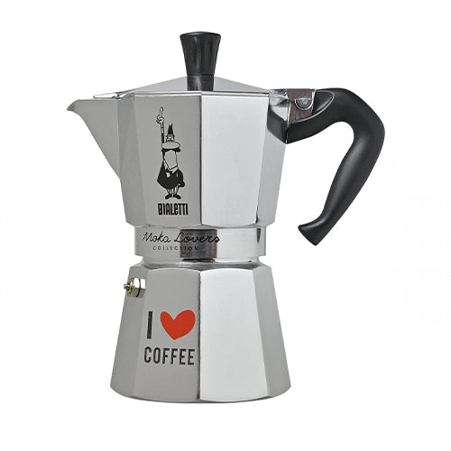 Кафеварка BIALETTI Moka Express I love Coffee, 6 чаши